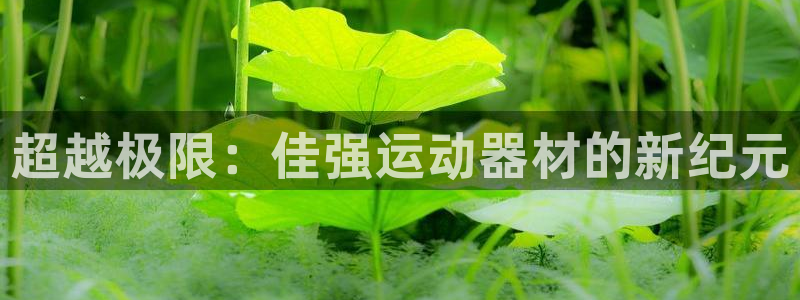 意昂4集团简介：超越极限：佳强运动器材的新纪元