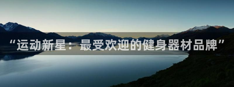 意昂体育4开户：“运动新星：最受欢迎的健身器材品牌”