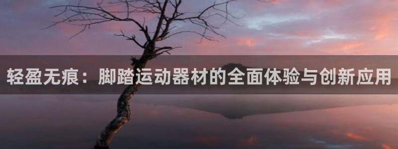 意昂体育4平台注册流程图：轻盈无痕：脚踏运动器材的全面体验与