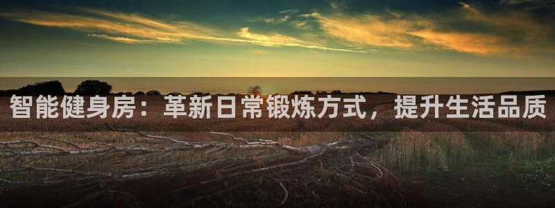 意昂集团官网：智能健身房：革新日常锻炼方式，提升生活