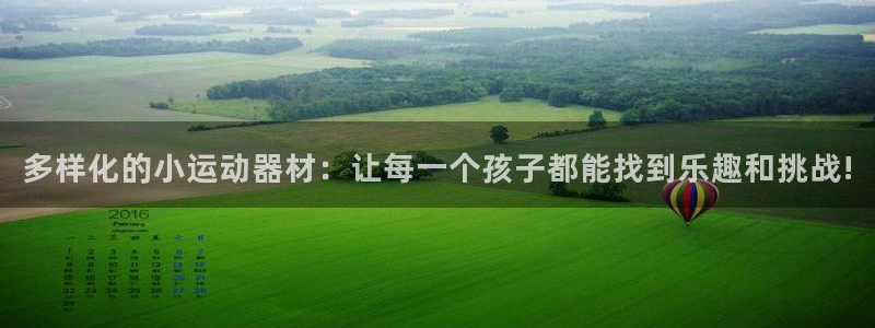 意昂4娱乐首页官网下载：多样化的小运动器材：让每一个