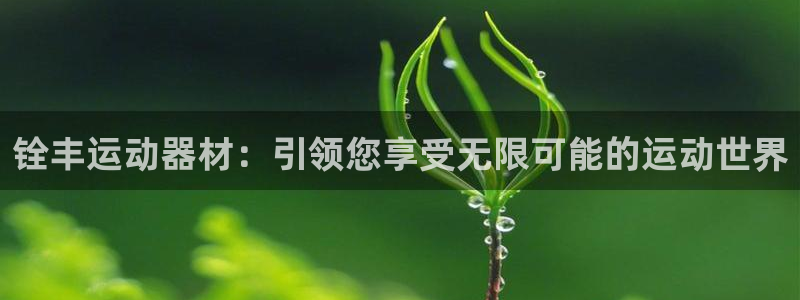 意昂体育4平台注册要钱吗安全吗：铨丰运动器材：引领您享受无限