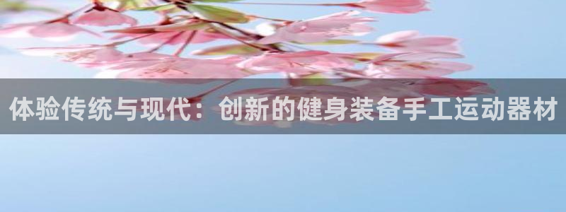 意昂体育4注册：体验传统与现代：创新的健身装备手工运动器材
