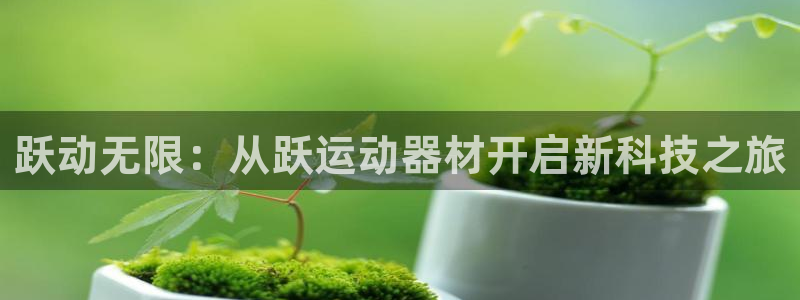 意昂4新能源：跃动无限：从跃运动器材开启新科技之旅