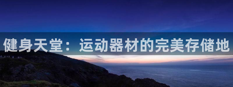 意昂4科技：健身天堂：运动器材的完美存储地